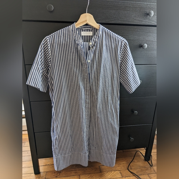 Everlane Striped Shirt Dress - Picture 1 of 3